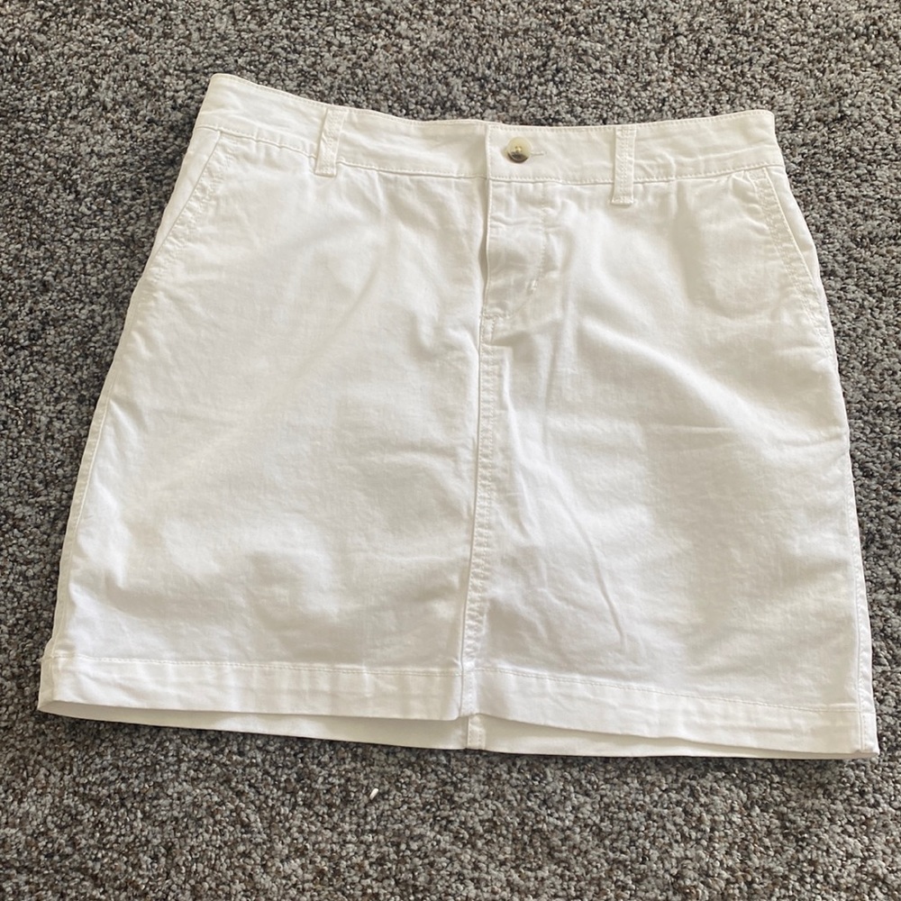 White Skort